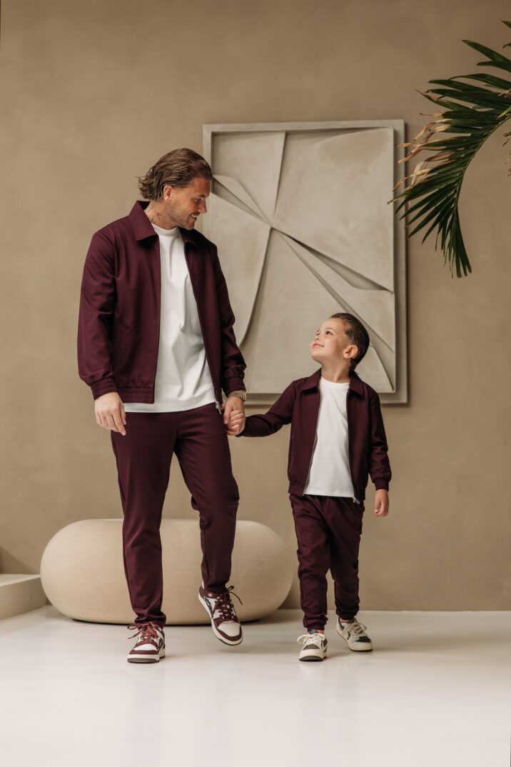 Premium Manilo Tech Suit - Aubergine