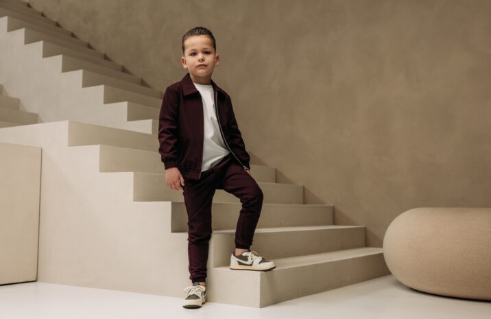 Manilo Kids - Premium Tech Suit - Aubergine