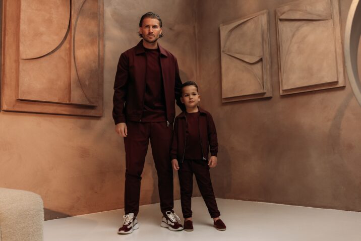 Manilo Kids - Premium Tech Suit - Burgundy