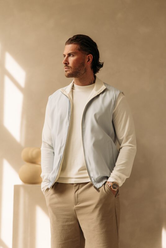 The New Reversible Bodywarmer - Lightblue