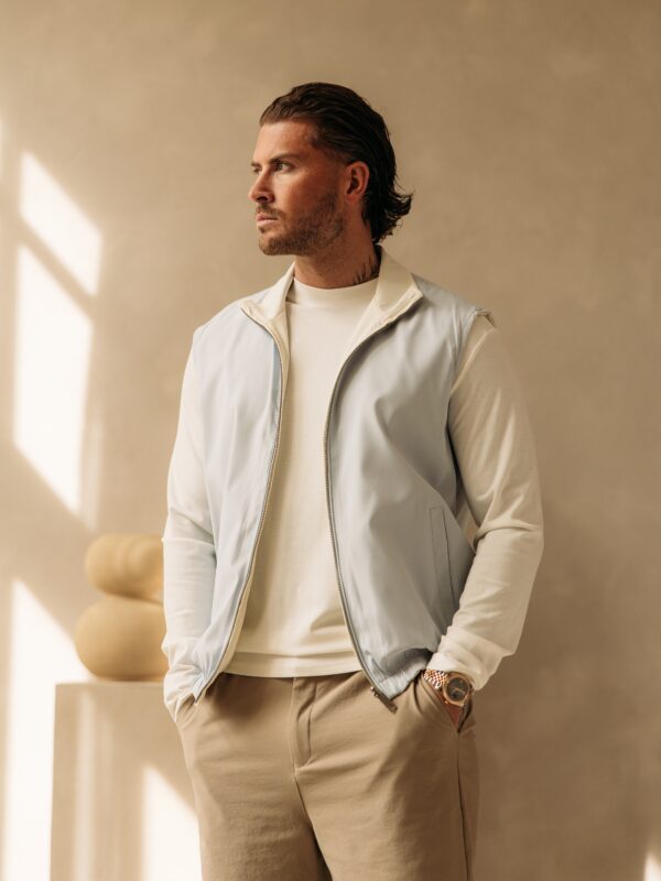 The New Reversible Bodywarmer - Lightblue