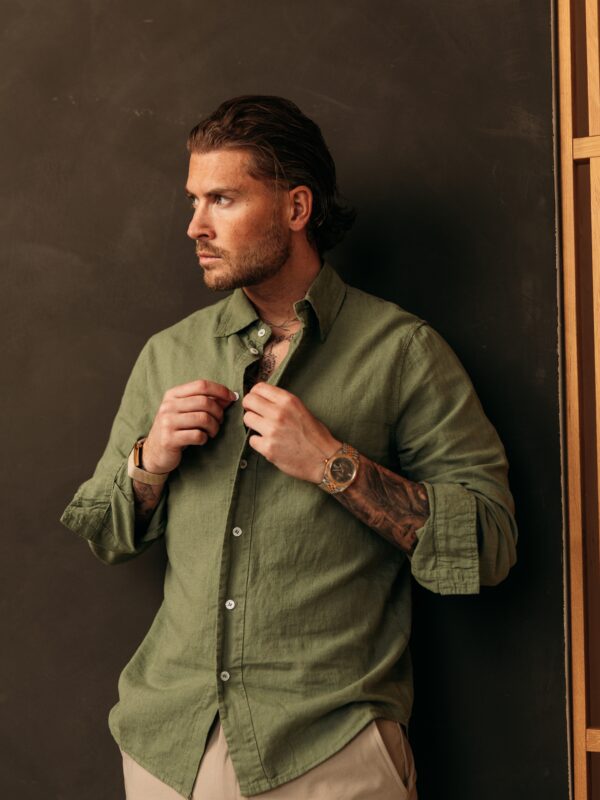 Linnen Blouse - Khaki