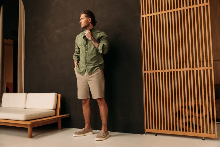 Linnen Blouse - Khaki