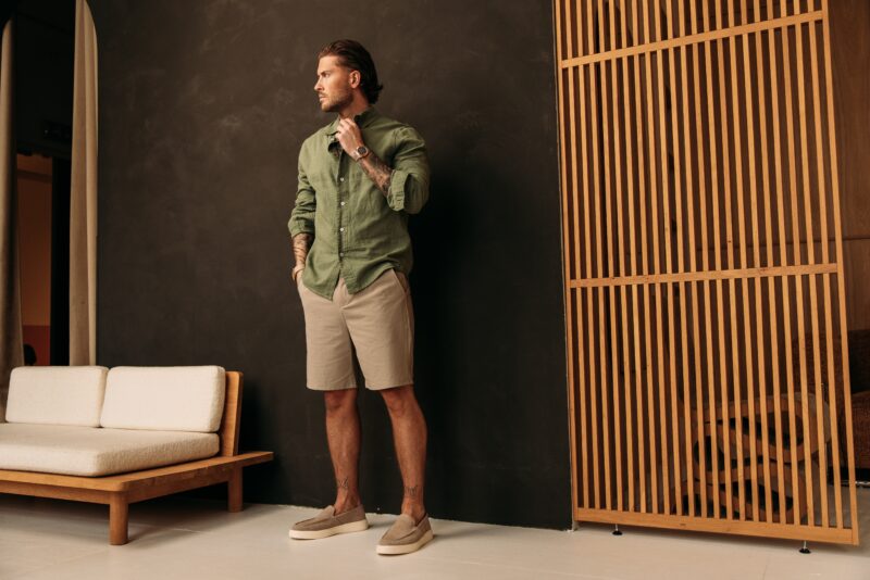 Linnen Blouse - Khaki