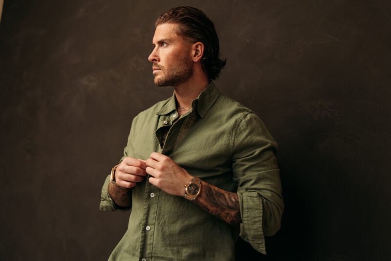 Linnen Blouse - Khaki