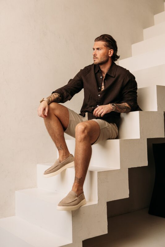 Linnen Blouse - Brown