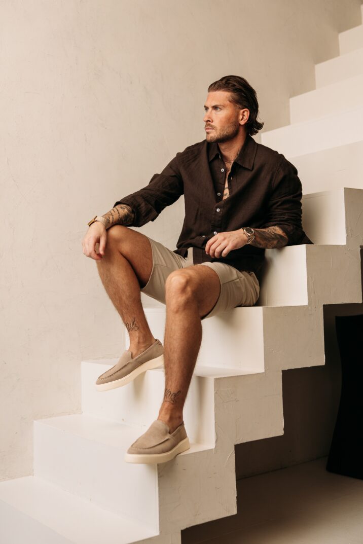 Linnen Blouse - Brown