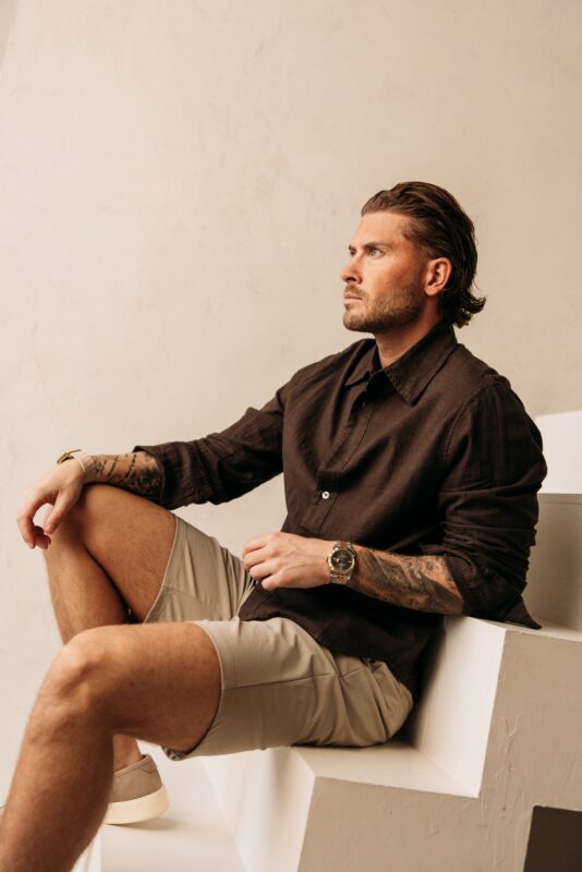 Linnen Blouse - Brown