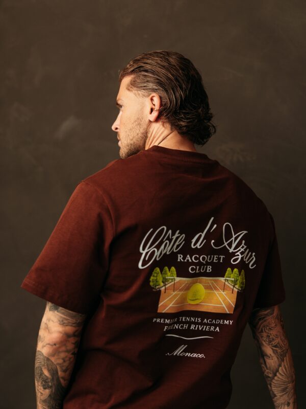 Côte d'Azur Tee - Brown