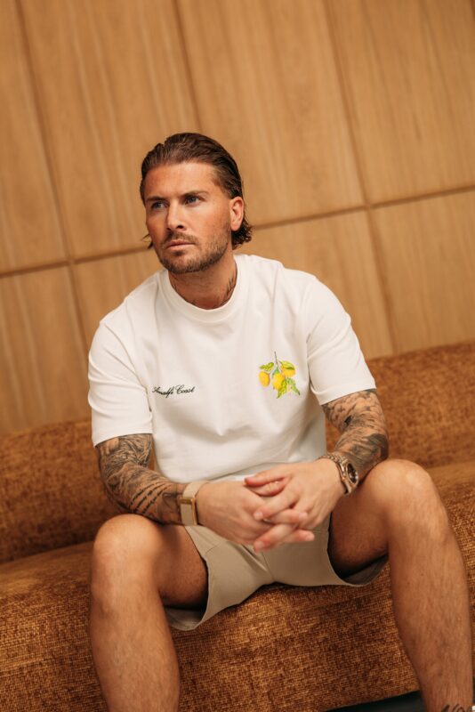 Amalfi Coast Limoncello Tee - White