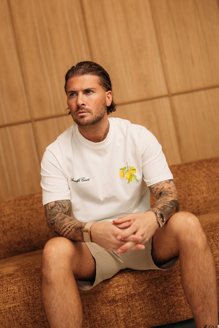 Amalfi Coast Limoncello Tee - White