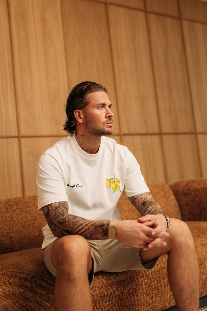 Amalfi Coast Limoncello Tee - White