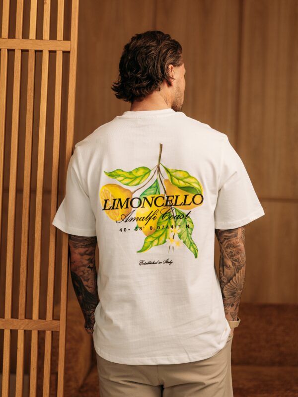 Amalfi Coast Limoncello Tee - White