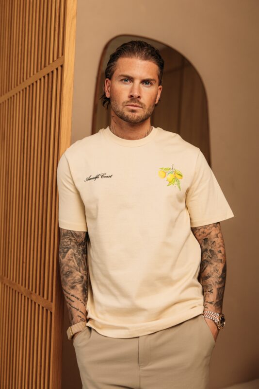 Amalfi Coast Limoncello Tee - Beige