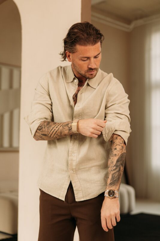 Linnen Blouse - Beige