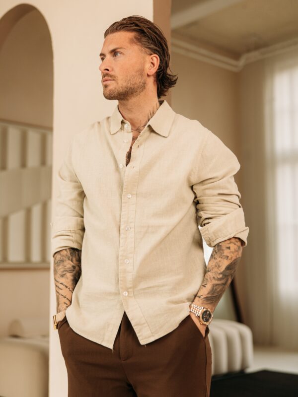 Linnen Blouse - Beige