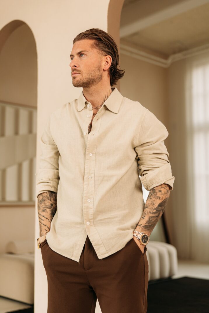 Linnen Blouse - Beige