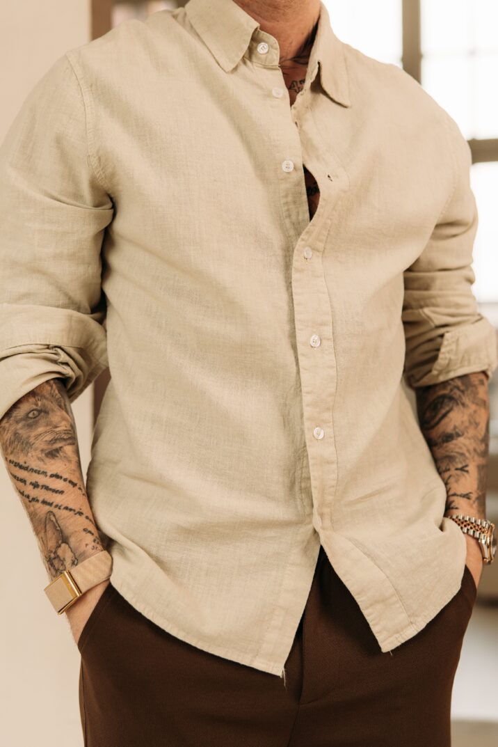 Linnen Blouse - Beige