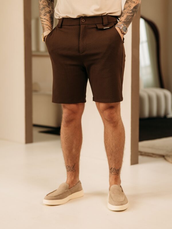 Stretch Chino Short- Brown