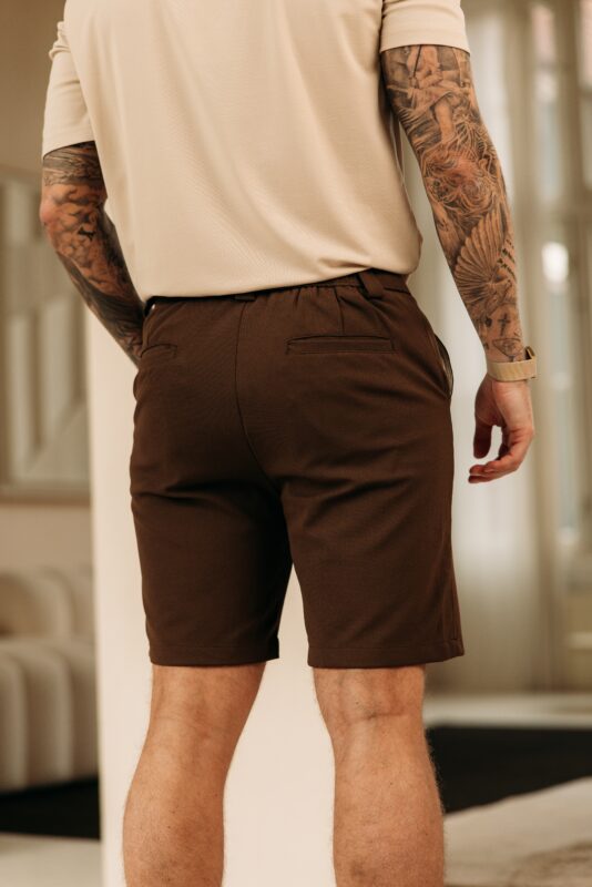 Stretch Chino Short- Brown