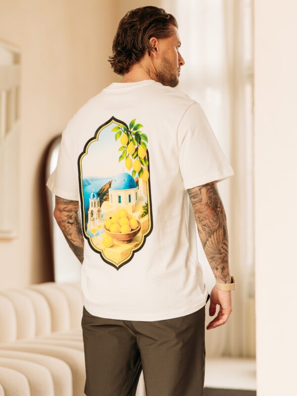 Mediteranean Vibe Tee - White