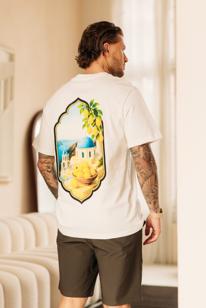 Mediteranean Vibe Tee - White