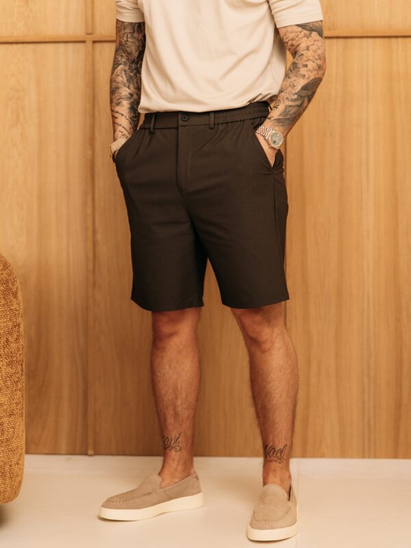 Super stretch short pantalon - Darkgreen