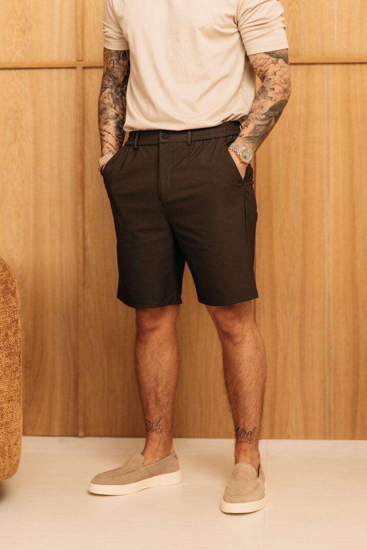 Super stretch short pantalon - Darkgreen