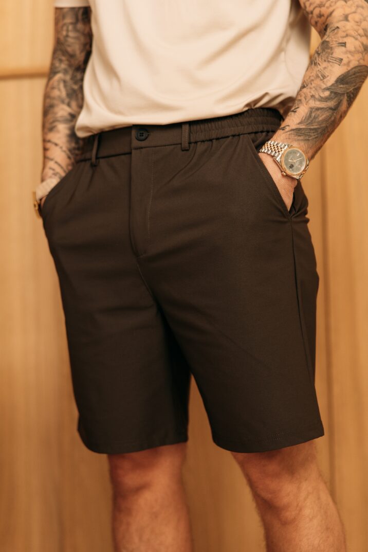 Super stretch short pantalon - Darkgreen