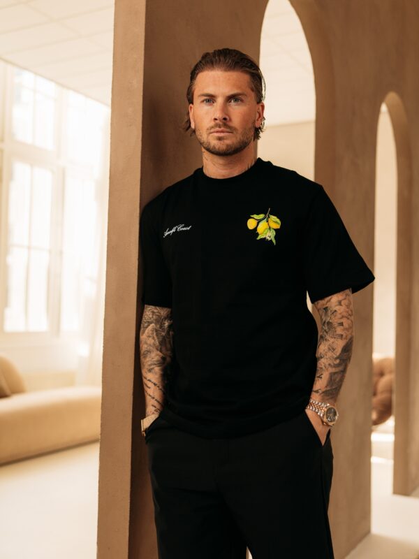 Amalfi Coast Limoncello Tee - Black