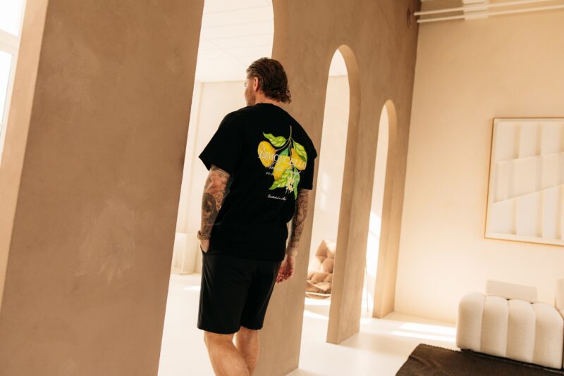 Amalfi Coast Limoncello Tee - Black