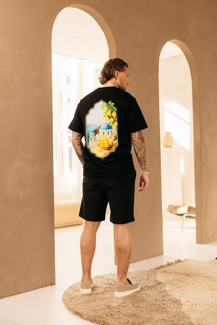 Mediteranean Vibe Tee - Black