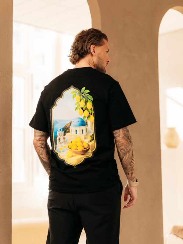 Mediteranean Vibe Tee - Black