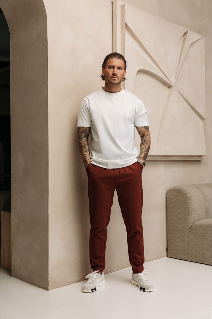 Double Mercerized Glans T-shirt - White