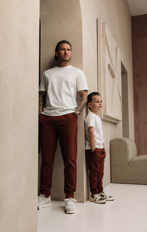 Double Mercerized Glans T-shirt - White