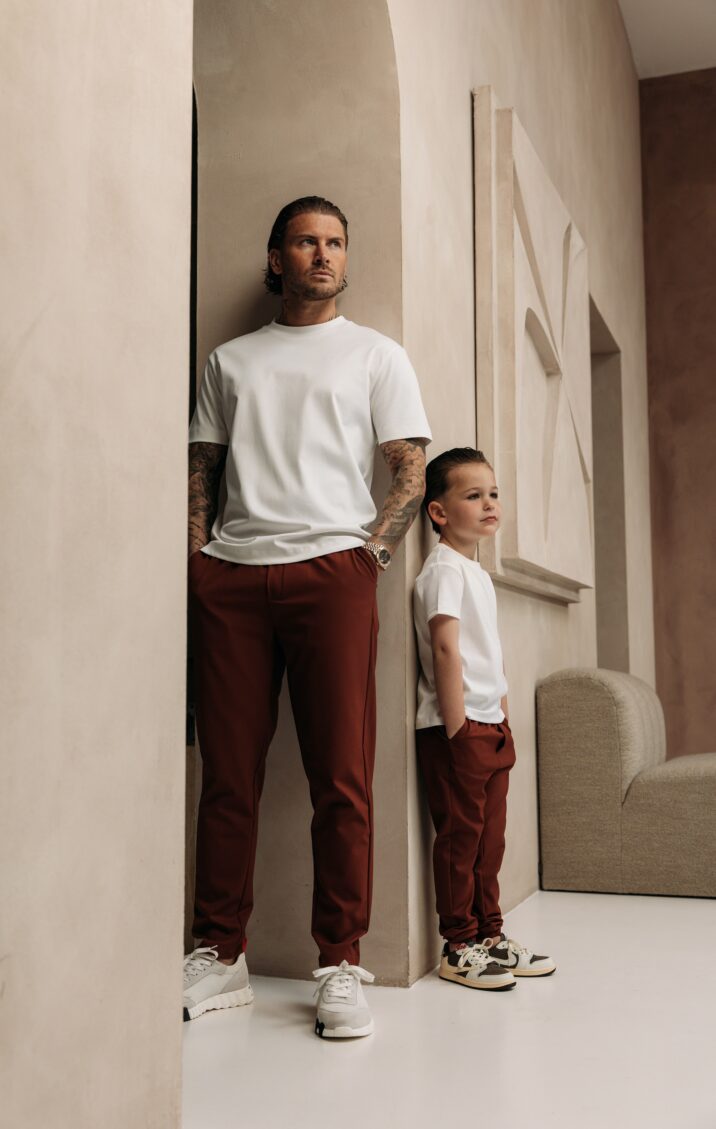 Double Mercerized Glans T-shirt - White
