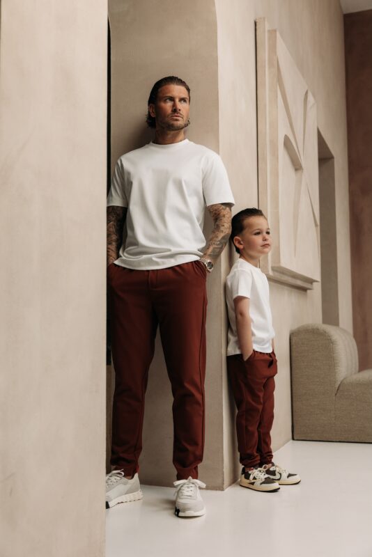 Double Mercerized Glans T-shirt - White