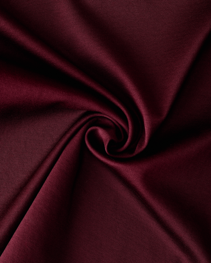 Double Mercerized Glans T-shirt - Burgundy