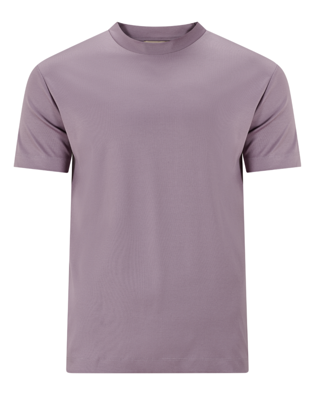 Double Mercerized Glans T-shirt - Lilac