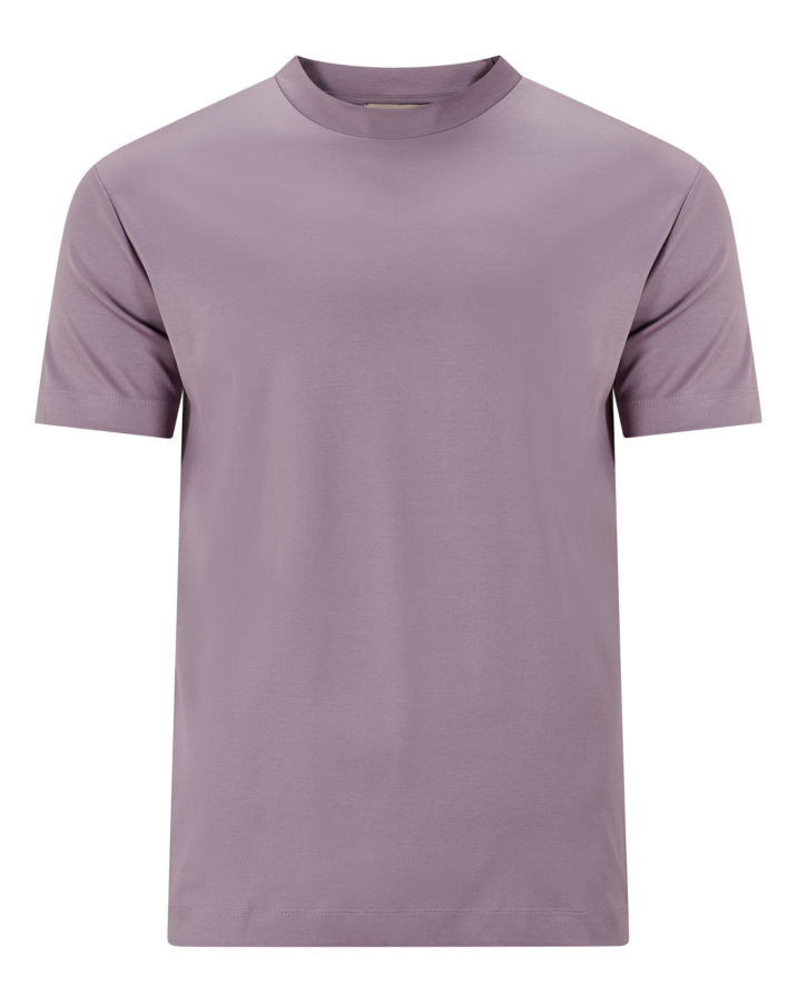 Double Mercerized Glans T-shirt - Lilac