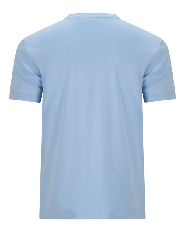 Double Mercerized Glans T-shirt - SkyBlue