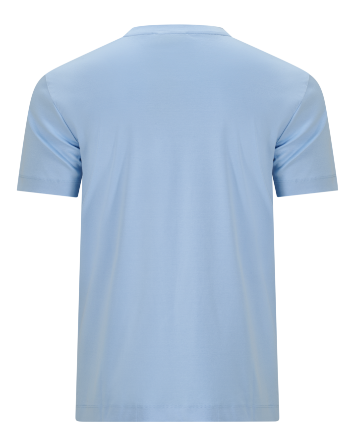 Double Mercerized Glans T-shirt - SkyBlue