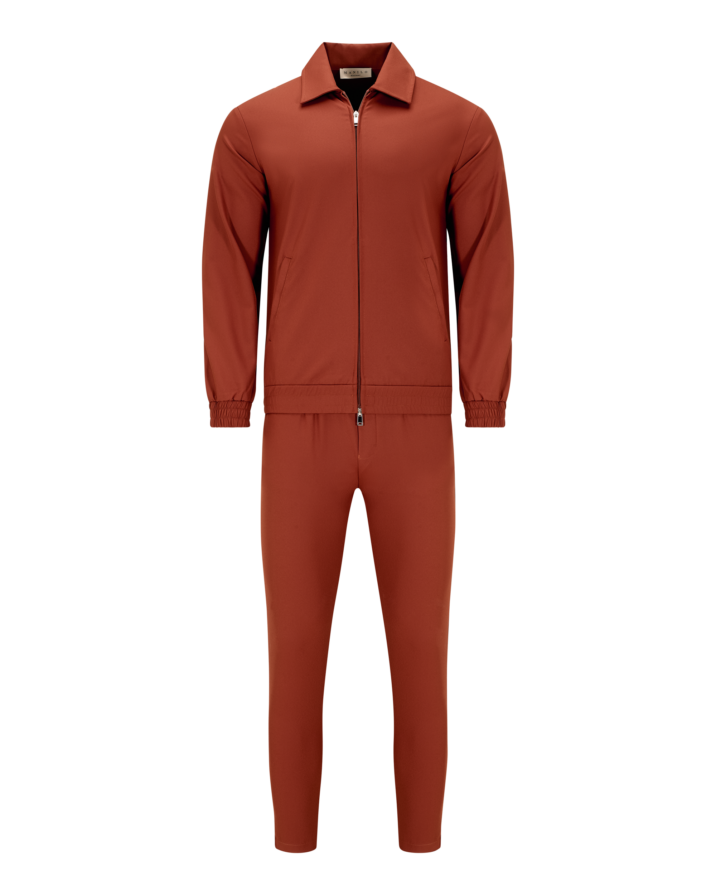 Premium Manilo Tech Suit - Rusty Brown