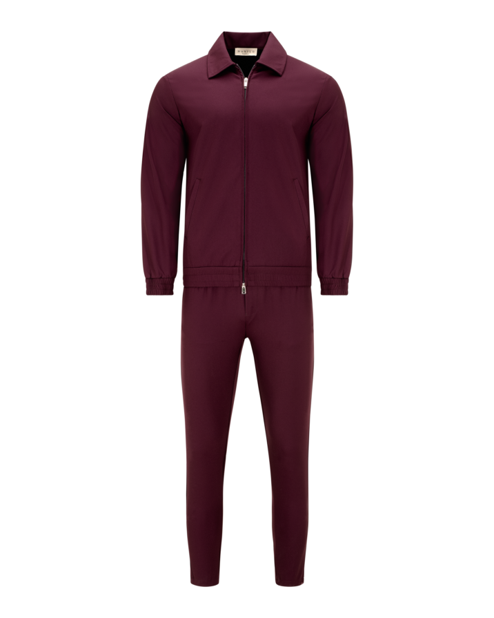Premium Manilo Tech Suit - Aubergine
