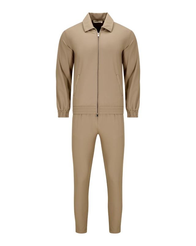 Premium Manilo Tech Suit - Taupe
