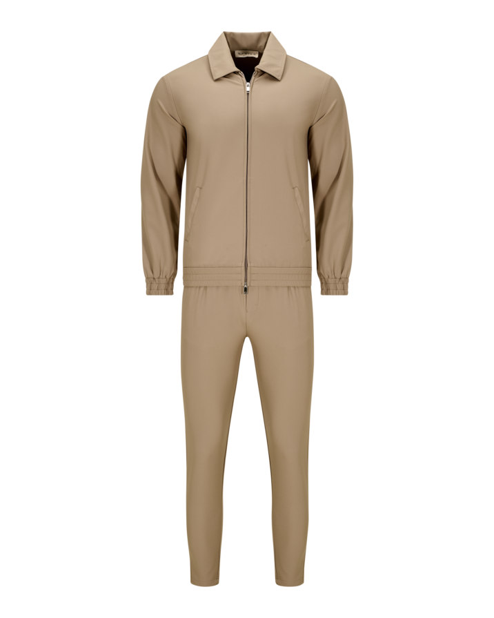 Premium Manilo Tech Suit - Taupe