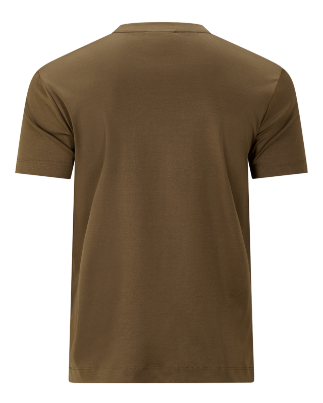 Double Mercerized Glans T-shirt - Desert Brown
