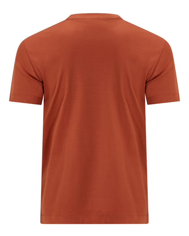 Double Mercerized Glans T-shirt - Burnt Orange
