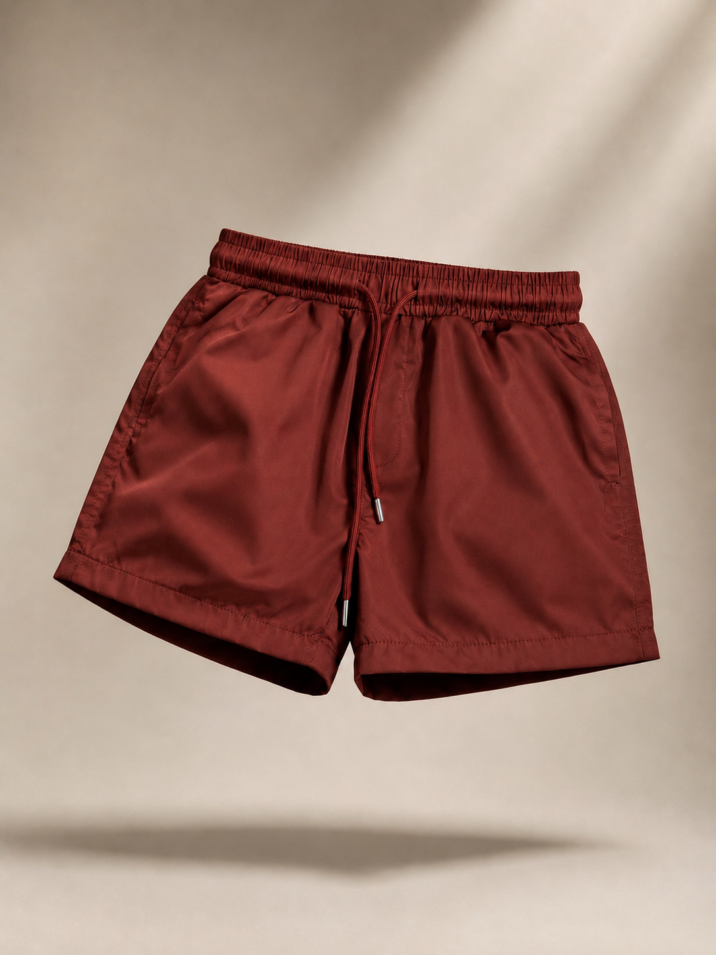 Smart Glans Swim Shorts - Rusty Red