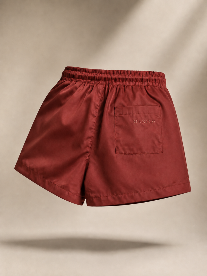 Smart Glans Swim Shorts - Rusty Red